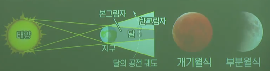 월식의 종류