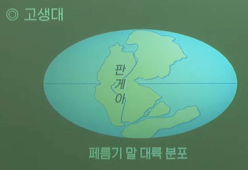 페름기 말 대륙 분포 페름기 말 대륙 분포